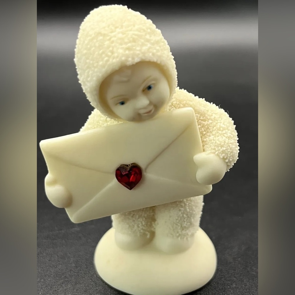 New in Box❗️Department 56 Snowbabies - “Extra Special Delivery” January garnet